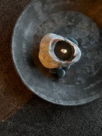 stone candle 3set